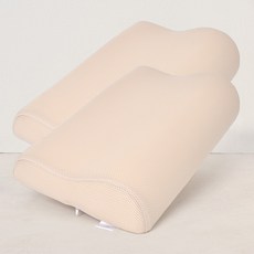 GETTY HOME 3D網狀透氣記憶枕頭, 米色, 2個