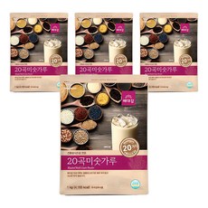 Baedaegam 20穀米糊粉, 1kg, 4個