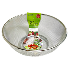 ezHome 家庭生活的達人 304不鏽鋼瀝水籃 廚房用品, 22 x 8.5cm, 1個