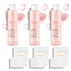 아벤느 수딩 토닝 로션 + 화장솜 20매, 200ml, 3개