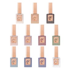 FROM THE NAIL Cereal系列彩色美甲凝膠套組 11瓶 秋冬濃醇穀物色系 顯色度卓越, 89+90+91+92+93+94+95+96+97+98+FU01, 10g, 1組