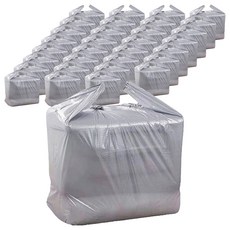 生活智慧 搬家用大型搬家塑膠袋 灰色, 22個, 240L