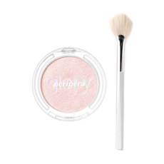 peripera 閃耀打亮修容餅 含修容刷, 02香檳金, 1組