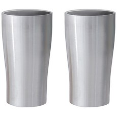 SISEM 不鏽鋼雙層真空杯 350ml, 2個, 銀色