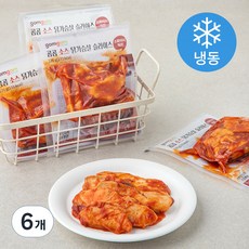 곰곰 소스 닭가슴살 슬라이스 스파이시 커리 (냉동), 120g, 1개입, 6개