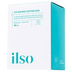 ilso 1/3 小資化妝棉, 40入, 1組