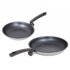 Altenbach Ultra Combo桶裝5層不鏽鋼實惠組 2個, 煎鍋22cm+28cm, 銀