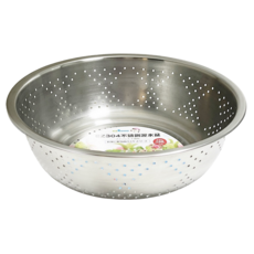 ezHome 家庭生活的達人 304不鏽鋼瀝水盆，廚房用品, 24.4 x 7cm, 1個