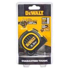 DEWALT 得偉專業捲尺，尼龍包覆耐刮尺帶，雙面公制刻度, 1捲