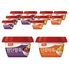 양반 밤단팥죽 6p + 단호박죽 6p, 1세트, 285g