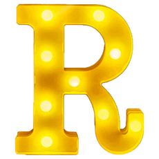 生活King 字母裝飾燈, 26個字母, LED燈珠+塑料, R