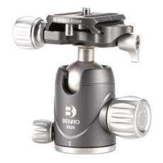 BENRO 百諾 VX25 雙全景球型雲台 球體直徑36mm 承重25kg 雲台高95mm 附PU60X快拆板, 1個