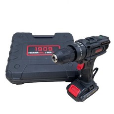 아티카 21V 무선 충전 전동 드릴 블랙 에디션 ATC-1909, 1세트