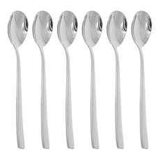 小麥購物 韓式餐具 湯匙 50g, 6支, 不鏽鋼色