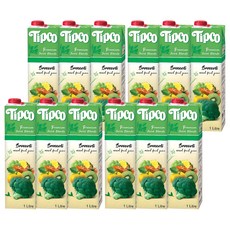 팁코 브로콜리 혼합 주스, 1L, 12개