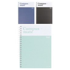 morning glory 6000 Campus mate 硬殼封面線圈筆記本, 隨機出貨, 3個