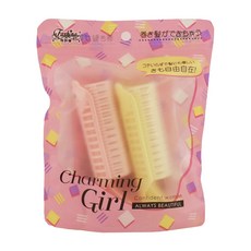 Fashina 飛詩娜 可捲髮夾 12x3.3x3.3cm, 秀髮造型, Charming Girl, 可愛動物鴨嘴捲 顏色隨機, 1組