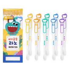 Doctus 孩童恐龍造型牙刷 第2階段, 1組, 10支, 混色