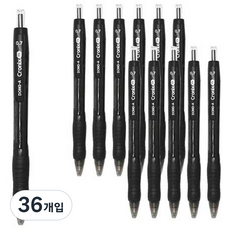 DONG-A Cronix DX 原子筆 0.7mm, 黑色, 36入