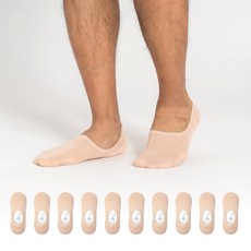 에이원패션 남성용 실속형 무지 페이크 덧신 10켤레