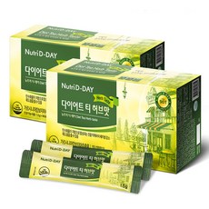 뉴트리디데이 다이어트 티 허브맛, 1.5g, 90개입, 2개