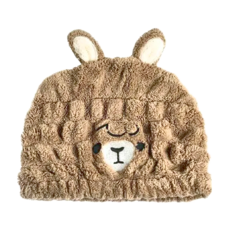 領航家 超細纖維浴帽，頭圍44~80cm, 草泥馬, 1個