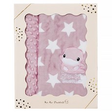 KU.KU Duckbill 酷咕鴨 神奇豆豆安撫毯套組禮盒, 紫色