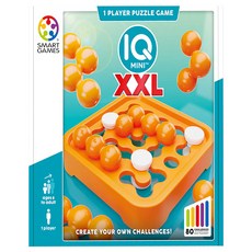SMART GAMES XXL迷你IQ大挑戰, 單人益智遊戲, 6歲以上適用, 1盒