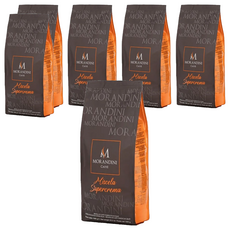 MORANDINI CAFFE 極致絲絨咖啡豆, 1kg, 6個, 全豆咖啡（未研磨）