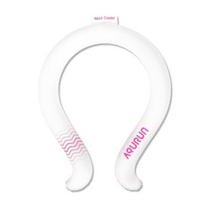 頸部冷卻器, 1個, 白色 粉色