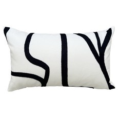 THiRTEEN 拾參家居 北歐極簡線條抱枕套 棉+刺繡