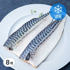 사랑해어 노르웨이 고등어 필렛 (냉동), 340g(특대), 4개