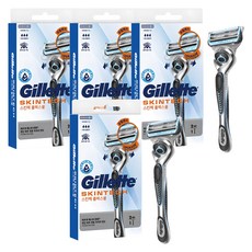 Gillette 吉列 吉列正品紳適手動刮鬍刀握把 + 備用刀片2入, 4套
