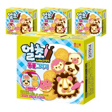 HAITAI 海太 動物造型系列DIY巧克力風味餅乾, 單品, 4盒