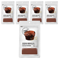 큐원 코코아 파우더, 80g, 5개