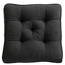 Mega 日式茶色加厚棉麻坐墊 四季坐墊 1個