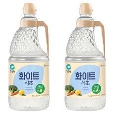 청정원 화이트식초, 1.8L, 2개