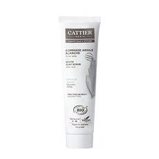 CATTIER 白泥臉部去角質霜, 100ml, 1入