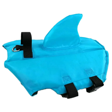 寵物救生衣, 牛津布材質, 牽繩扣+拉手, S(胸圍44~54), 藍色, 1件