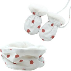 ggoom duboo 孩童冬季保暖脖圍+手套組