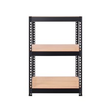 스피드랙 V2 스탠드 선반 원기둥, 블랙, 3단