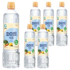 청정원 화이트식초, 900ml, 6개