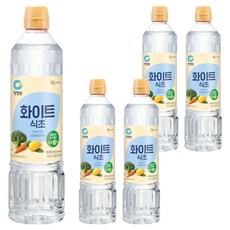 청정원 화이트식초, 900ml, 5개