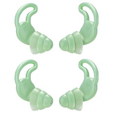 JOINMADE 睡眠耳塞 防噪音 防打鼾耳塞 綠色, 2套