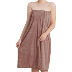 CITY COMPANY 天鵝絨高爾夫浴袍, 1個, 棕色