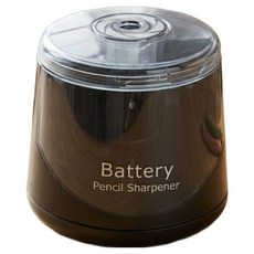 Daycozy 電動削鉛筆機 自動鉛筆削筆器, 黑色, 1個