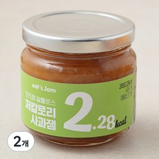 잇츠잼 저칼로리 사과잼, 2개, 200g