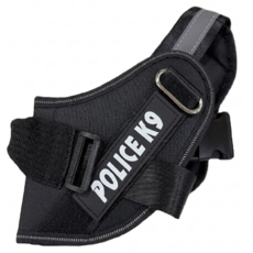 中大型犬防暴衝 K9胸背帶, 黑色, 1個
