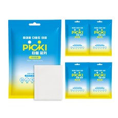 Towel Piki 便攜式多用途浴巾 5入 94g, 1個, 白色