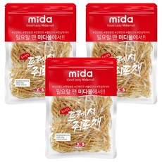 미다몰 특허받은 프레시 쥐포채, 400g, 3개